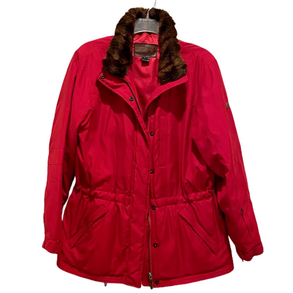 Lauren Ralph Lauren Down Puffer Anorak Ski Jacket Medium Petite